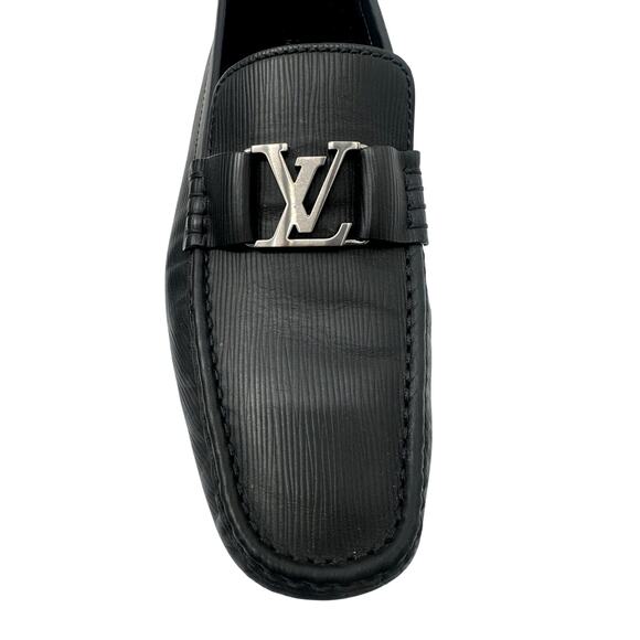 Louis Vuitton Calf Leather LV Logo Monte Carlo Moccasin Loafers Men\'s Size 11 main image 16